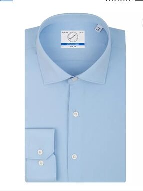 Bespoke Men Size Small (14-14.5) Spread Collar Dress Shirt